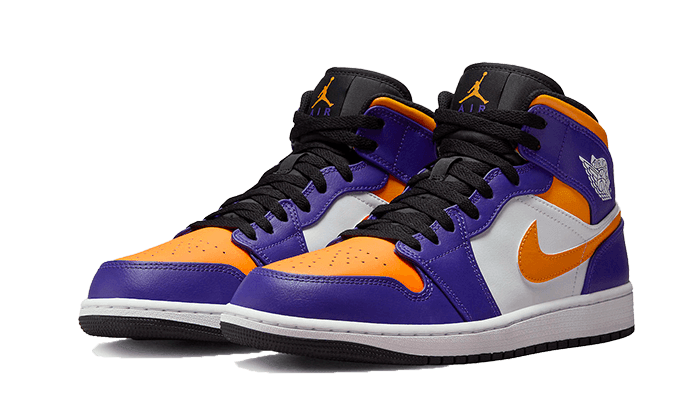 Air Jordan 1 Mid Lakers (2022) - NEWTREATS - SNEAKERS STORE