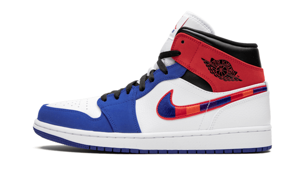 Air Jordan 1 Mid Multicolor Swoosh - NEWTREATS - SNEAKERS STORE