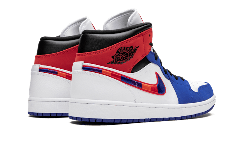 Air Jordan 1 Mid Multicolor Swoosh - NEWTREATS - SNEAKERS STORE