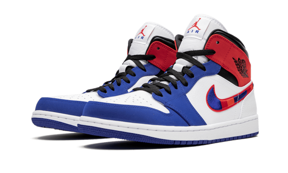 Air Jordan 1 Mid Multicolor Swoosh - NEWTREATS - SNEAKERS STORE