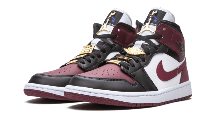 Air Jordan 1 Mid SE Black Dark Beetroot - NEWTREATS - SNEAKERS STORE