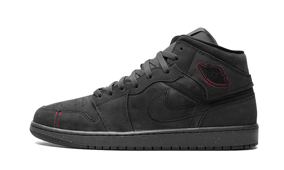 Air Jordan 1 Mid SE Craft Grey Red - NEWTREATS - SNEAKERS STORE