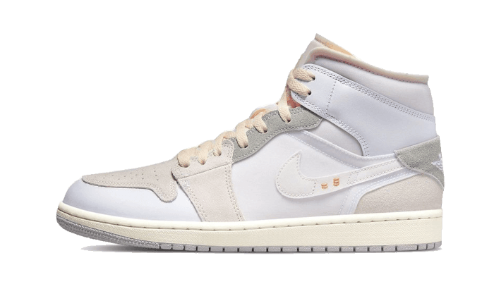 Air Jordan 1 Mid SE Craft Inside Out White Grey - NEWTREATS - SNEAKERS STORE