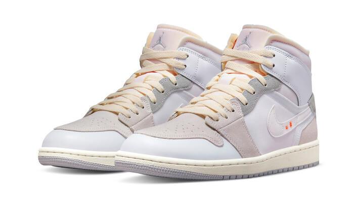 Air Jordan 1 Mid SE Craft Inside Out White Grey - NEWTREATS - SNEAKERS STORE