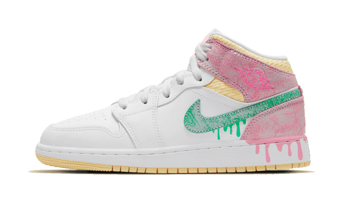 Air Jordan 1 Mid SE Paint Drip - NEWTREATS - SNEAKERS STORE