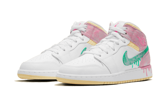 Air Jordan 1 Mid SE Paint Drip - NEWTREATS - SNEAKERS STORE