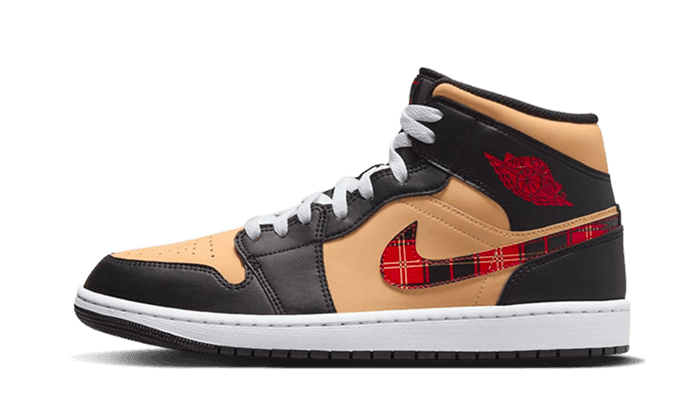 Air Jordan 1 Mid SE Tartan Swoosh - NEWTREATS - SNEAKERS STORE