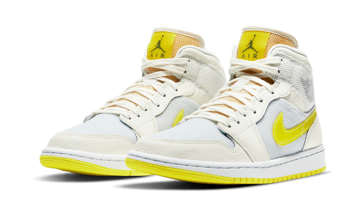 Air Jordan 1 Mid SE Voltage Yellow - NEWTREATS - SNEAKERS STORE