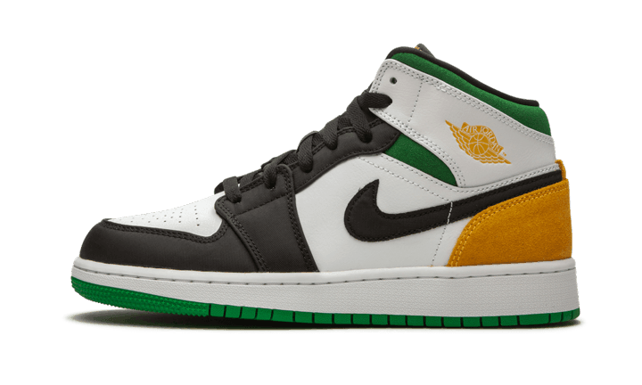 Air Jordan 1 Mid SE White Laser Orange Lucky Green - NEWTREATS - SNEAKERS STORE