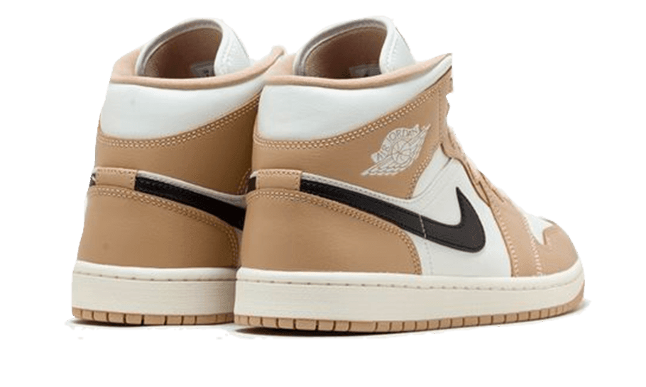 Air Jordan 1 Mid Tan Black - NEWTREATS - SNEAKERS STORE