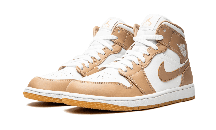 Air Jordan 1 Mid Tan Gum - NEWTREATS - SNEAKERS STORE