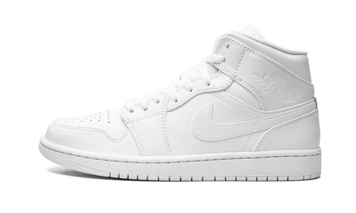 Air Jordan 1 Mid Triple White (2022) - NEWTREATS - SNEAKERS STORE