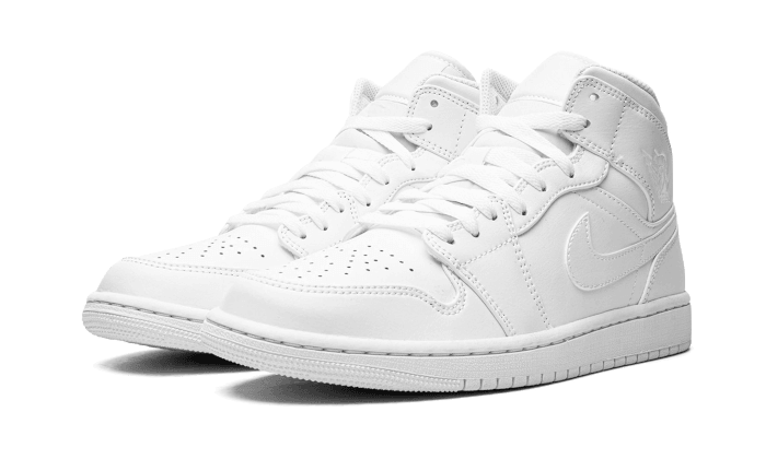 Air Jordan 1 Mid Triple White (2022) - NEWTREATS - SNEAKERS STORE