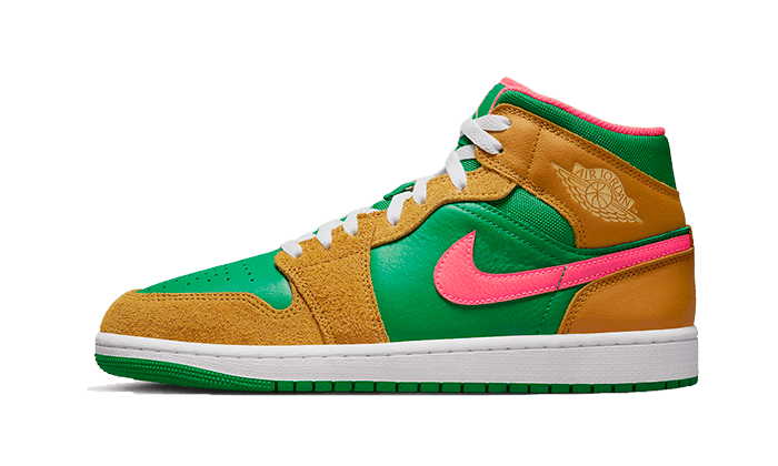 Air Jordan 1 Mid Wheat Watermelon - NEWTREATS - SNEAKERS STORE