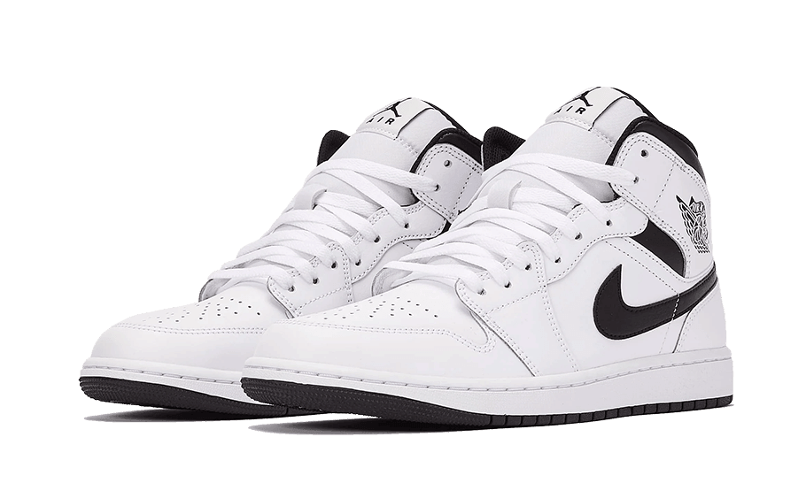 Air Jordan 1 Mid White Black - NEWTREATS - SNEAKERS STORE