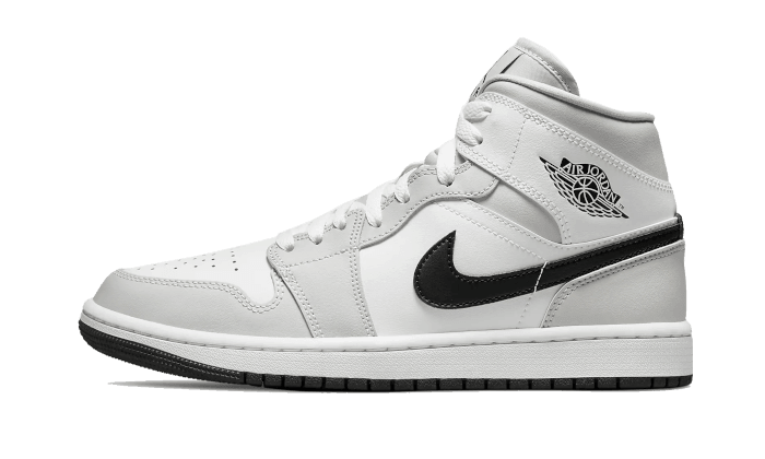 Air Jordan 1 Mid White Light Smoke Grey - NEWTREATS - SNEAKERS STORE