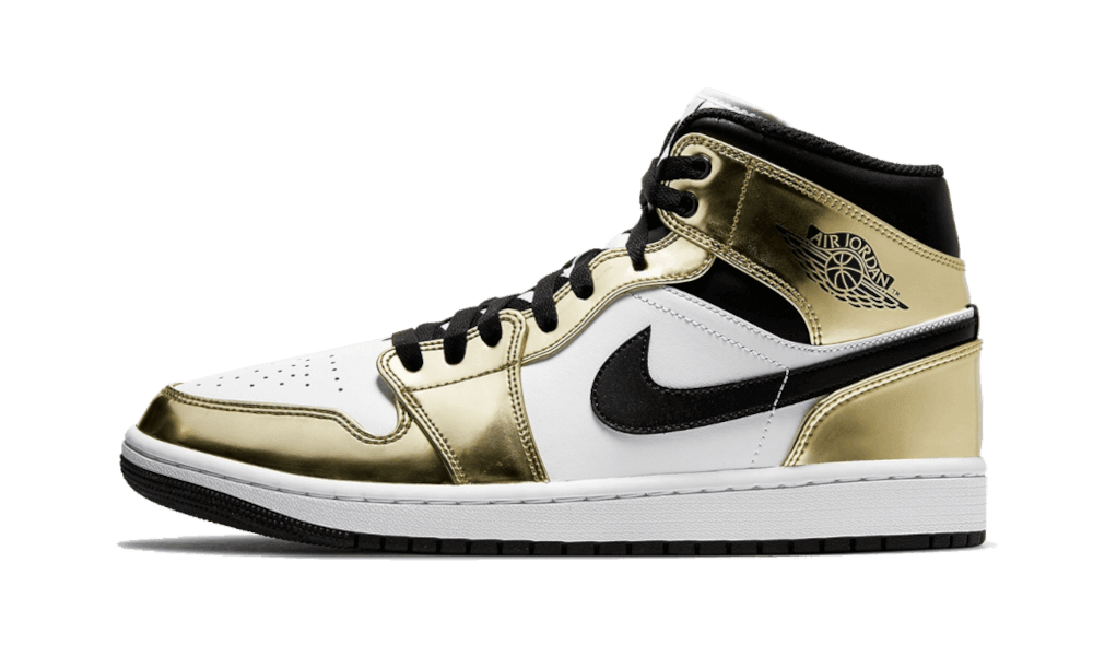 Air Jordan 1 Mid White Metallic Gold - NEWTREATS - SNEAKERS STORE