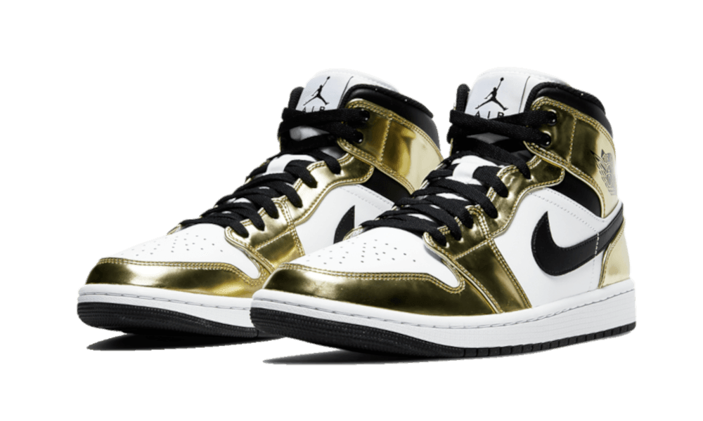 Air Jordan 1 Mid White Metallic Gold - NEWTREATS - SNEAKERS STORE