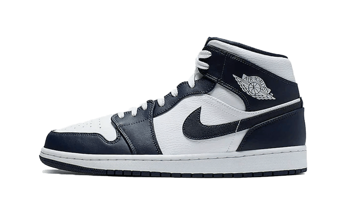 Air Jordan 1 Mid White Metallic Gold Obsidian - NEWTREATS - SNEAKERS STORE