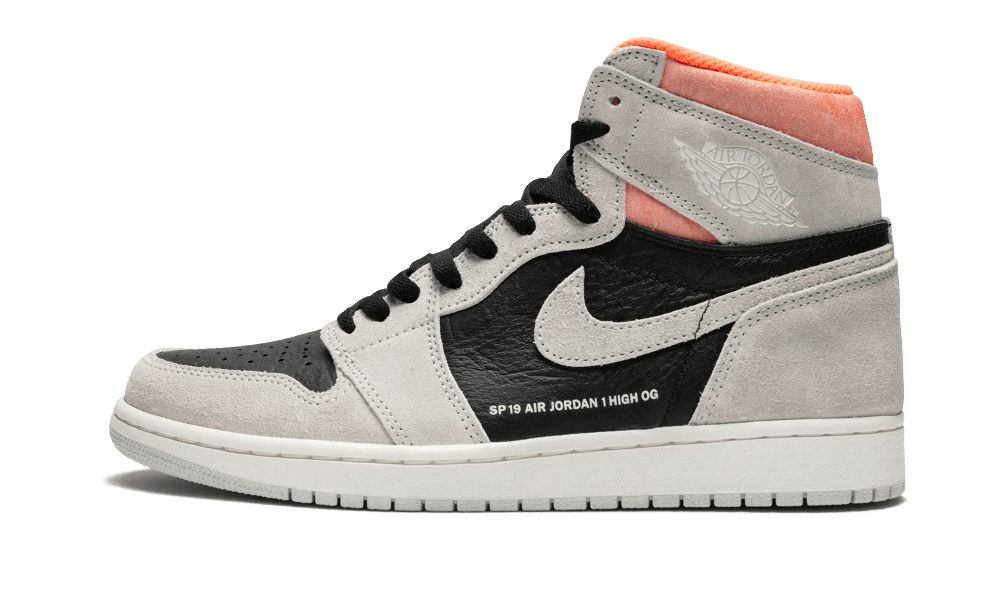 Air Jordan 1 Retro High Neutral Grey Hyper Crimson - NEWTREATS - SNEAKERS STORE