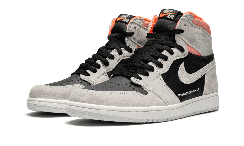 Air Jordan 1 Retro High Neutral Grey Hyper Crimson - NEWTREATS - SNEAKERS STORE