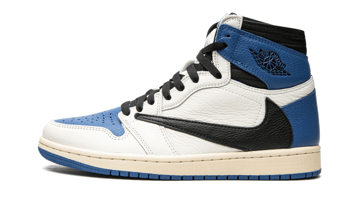 Air Jordan 1 Retro High OG SP Travis Scott Fragment Military Blue - NEWTREATS - SNEAKERS STORE