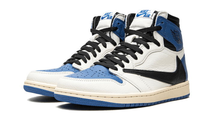 Air Jordan 1 Retro High OG SP Travis Scott Fragment Military Blue - NEWTREATS - SNEAKERS STORE