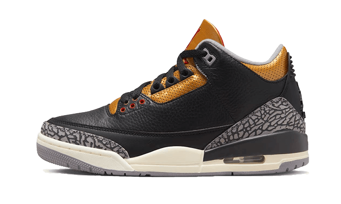 Air Jordan 3 Retro Black Cement Gold - NEWTREATS - SNEAKERS STORE