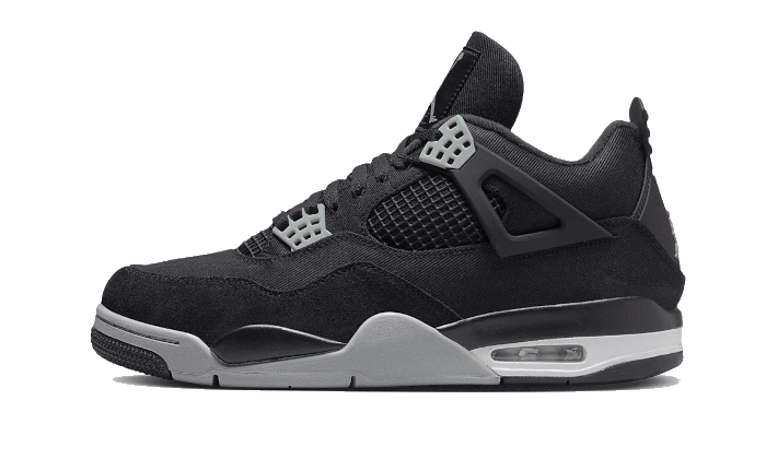 Air Jordan 4 Black Canvas - NEWTREATS - SNEAKERS STORE