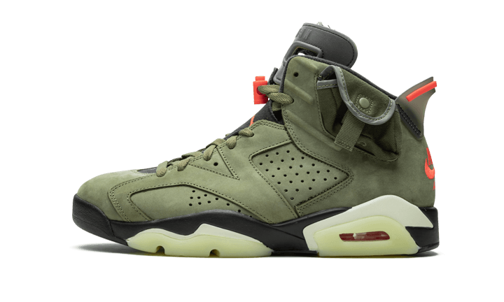 Air Jordan 6 Travis Scott Medium Olive - NEWTREATS - SNEAKERS STORE