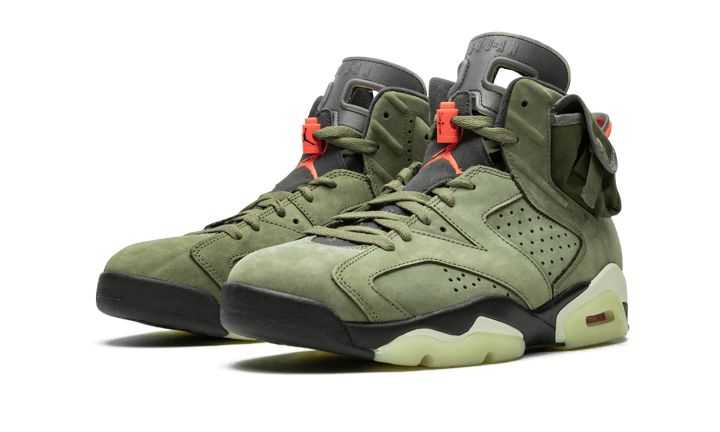 Air Jordan 6 Travis Scott Medium Olive - NEWTREATS - SNEAKERS STORE