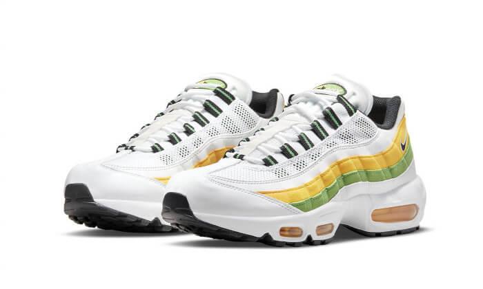 Air Max 95 Essential White Green Apple Tour Yellow - NEWTREATS - SNEAKERS STORE