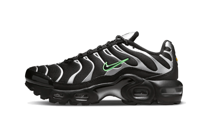 Air Max Plus Black Silver Green Strike - NEWTREATS - SNEAKERS STORE