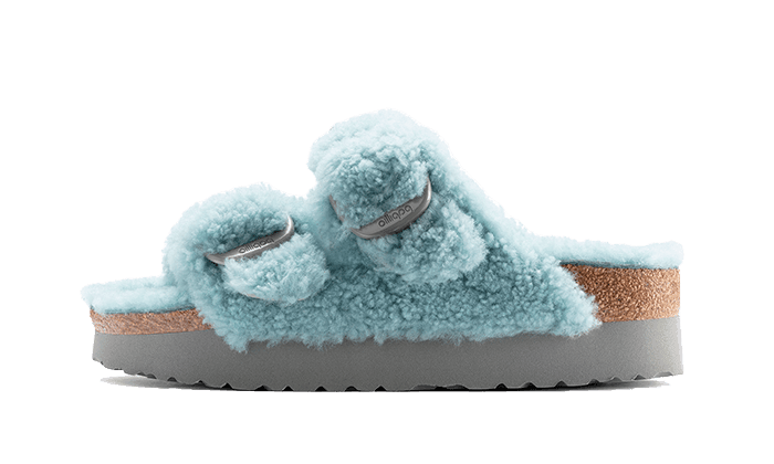 Arizona Big Buckle Shearling Teddy Faded Aqua - NEWTREATS - SNEAKERS STORE