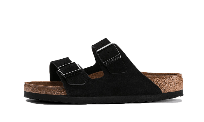 Arizona Suede Leather Soft Footbed Black - NEWTREATS - SNEAKERS STORE