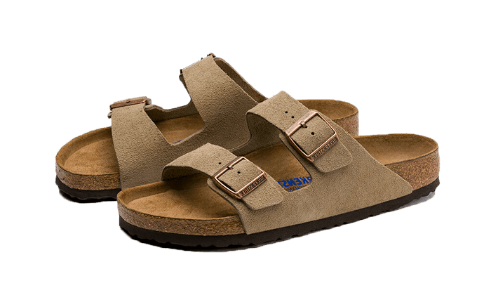 Arizona Suede Leather Soft Footbed Taupe - NEWTREATS - SNEAKERS STORE