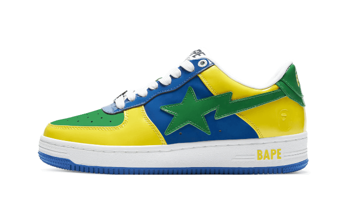 Bape Sta Low Blue Yellow - NEWTREATS - SNEAKERS STORE