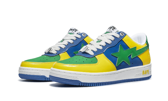 Bape Sta Low Blue Yellow - NEWTREATS - SNEAKERS STORE