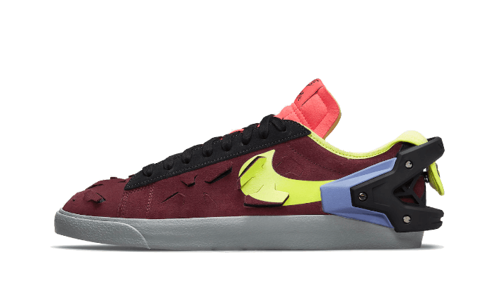 Blazer Low Acronym Night Maroon - NEWTREATS - SNEAKERS STORE