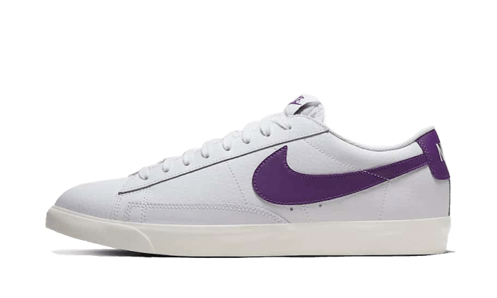 Blazer Low Leather White Purple - NEWTREATS - SNEAKERS STORE