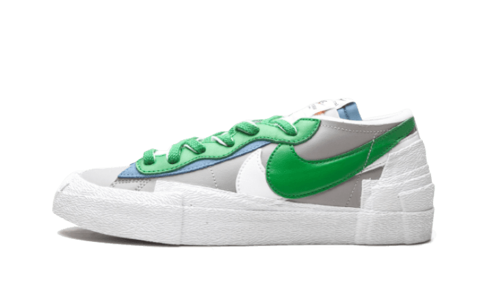 Blazer Low Sacai Medium Grey Classic Green - NEWTREATS - SNEAKERS STORE