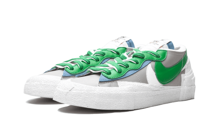 Blazer Low Sacai Medium Grey Classic Green - NEWTREATS - SNEAKERS STORE