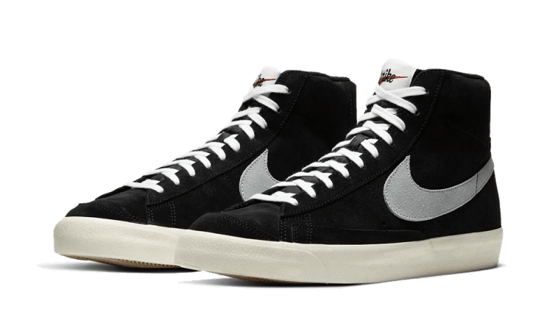 Blazer Mid '77 Black Pure Platinum - NEWTREATS - SNEAKERS STORE