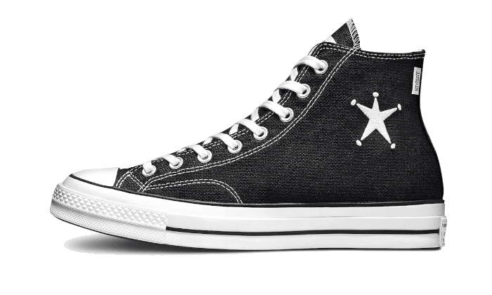 Chuck Taylor All-Star 70 Hi Stussy Black - NEWTREATS - SNEAKERS STORE