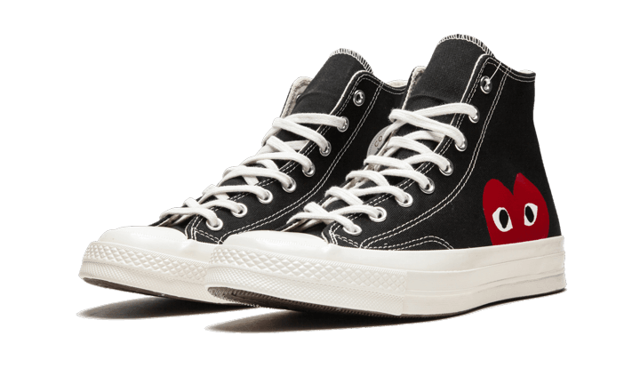 Chuck Taylor All-Star 70s Hi Comme des Garçons PLAY Black - NEWTREATS - SNEAKERS STORE