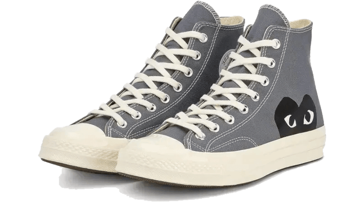 Chuck Taylor All-Star 70s Hi Comme des Garçons PLAY Steel Grey - NEWTREATS - SNEAKERS STORE