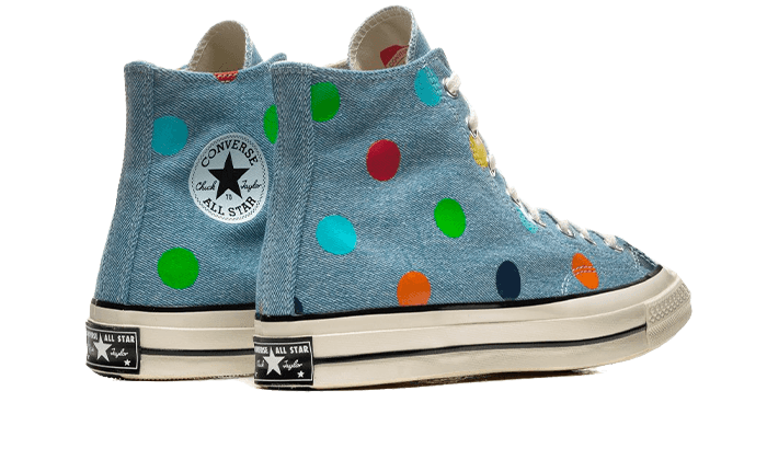 Chuck Taylor All-Star 70s Hi Golf Wang Denim Polka Dots - NEWTREATS - SNEAKERS STORE