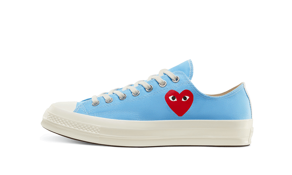 Chuck Taylor All-Star 70s Ox Comme des Garçons PLAY Bright Blue - NEWTREATS - SNEAKERS STORE