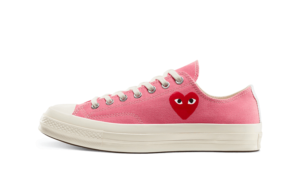 Chuck Taylor All-Star 70s Ox Comme des Garçons PLAY Bright Pink - NEWTREATS - SNEAKERS STORE