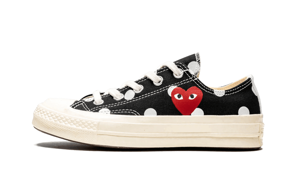 Chuck Taylor All-Star 70s Ox Comme des Garçons PLAY Polka Dot Black - NEWTREATS - SNEAKERS STORE